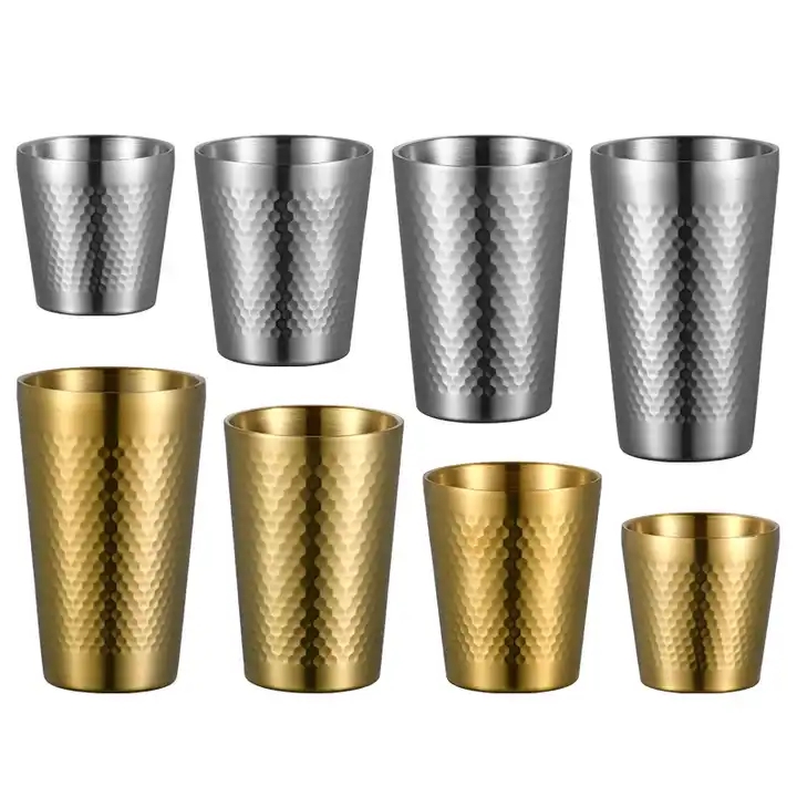 304 Stainless Steel Mug Oem Low Price Wall Coffee Mug Stackable Cup YL-13
