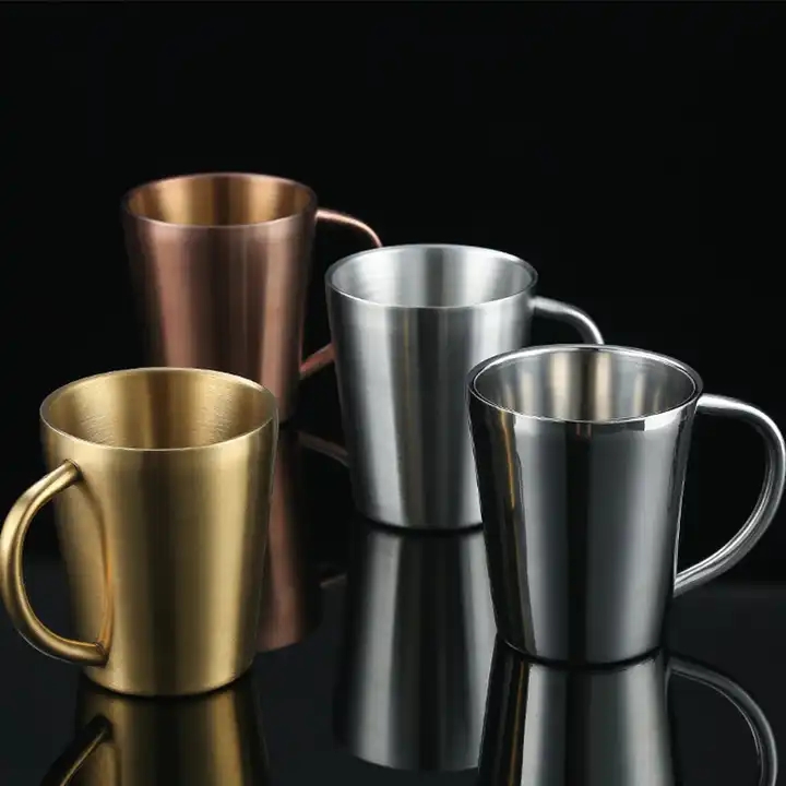 Beer Mug Customized 304 Stainless Steel Coffee Mugs Custom Logo Printed Beer Cup YL-22.5