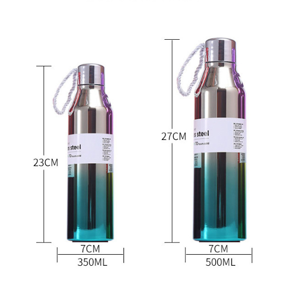 New color red wine bottle portable outdoor car sports water cup stainless steel XR-58