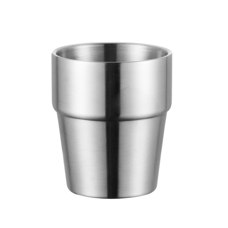 Korean 304 stainless steel double-layer insulated water cup beer cup coffee cup children's cup gift customization logoYL-10