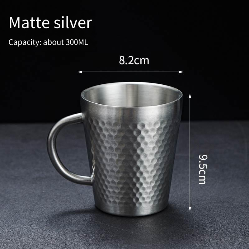 304 stainless steel diamond mug Korean tea cup beer cup gargle cup Drink juice cup water cup Creative YL-29