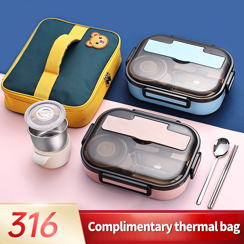 316 stainless steel insulated lunch box 