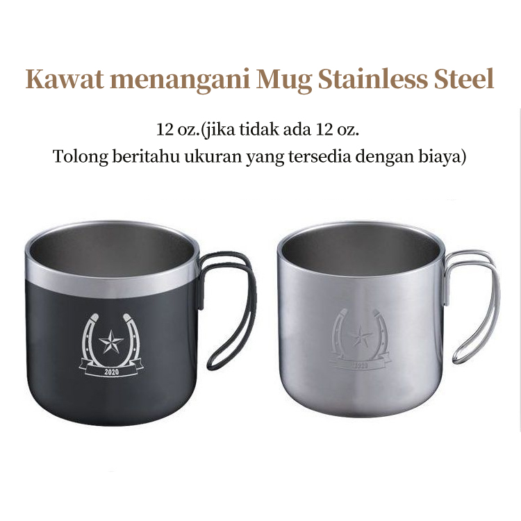 Cangkir kopi stainless steel industri