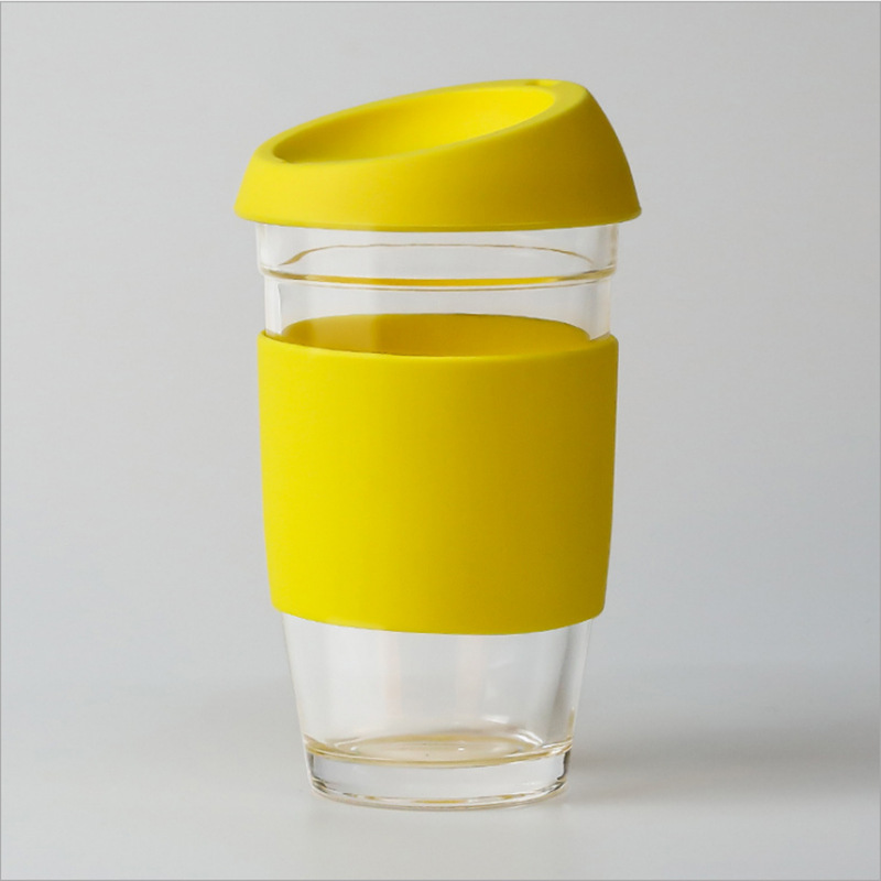 Large capacity 480ml glass water cup str