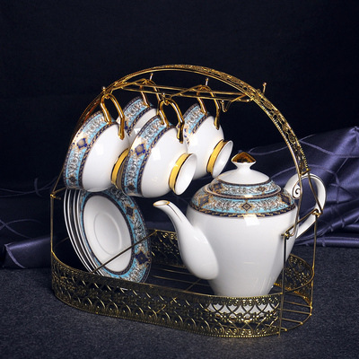 Coffee cup High-end European small luxury set bone China English ceramic teacup exquisite retro afternoon tea set BS-90