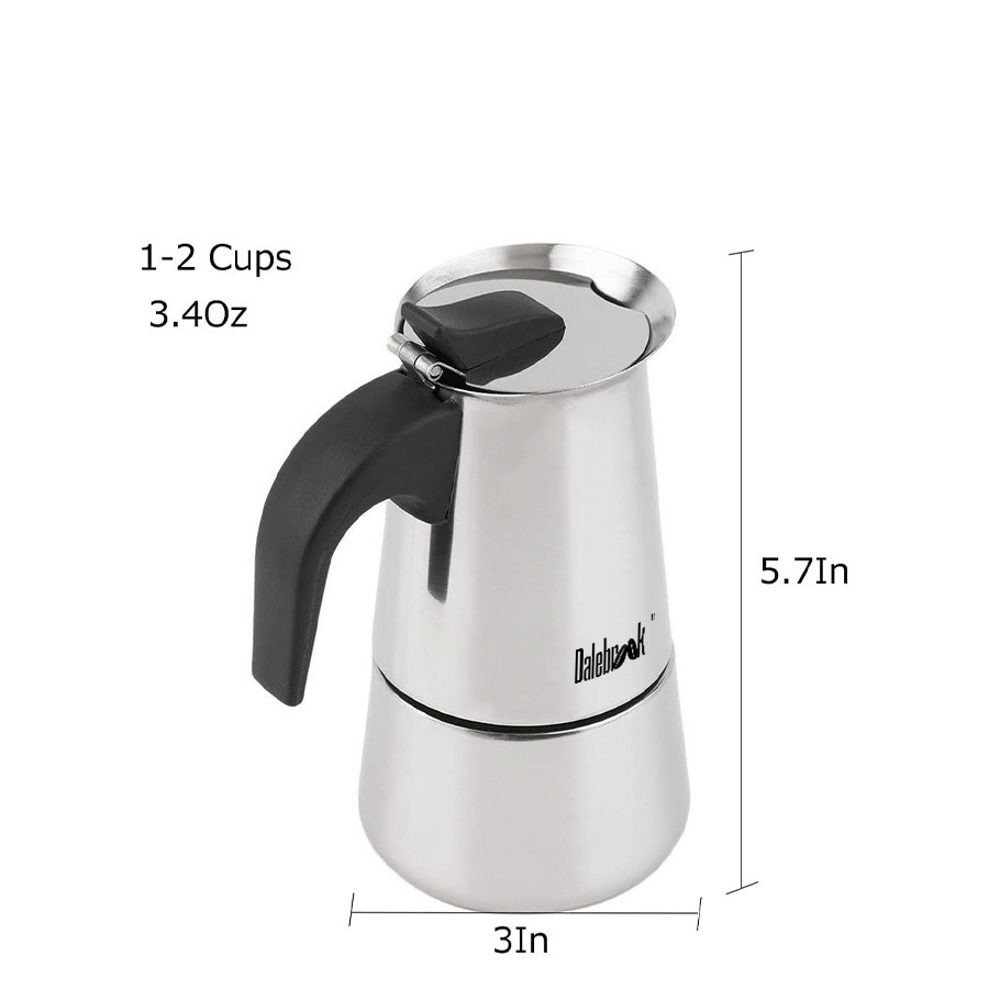 ماكينة قهوة إيطالية، ماكينة قهوة من الفولاذ المقاوم للصدأ، 430، وأدوات لصنع القهوة YY-4572