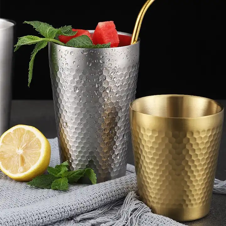 304 Stainless Steel Mug Oem Low Price Wall Coffee Mug Stackable Cup YL-13