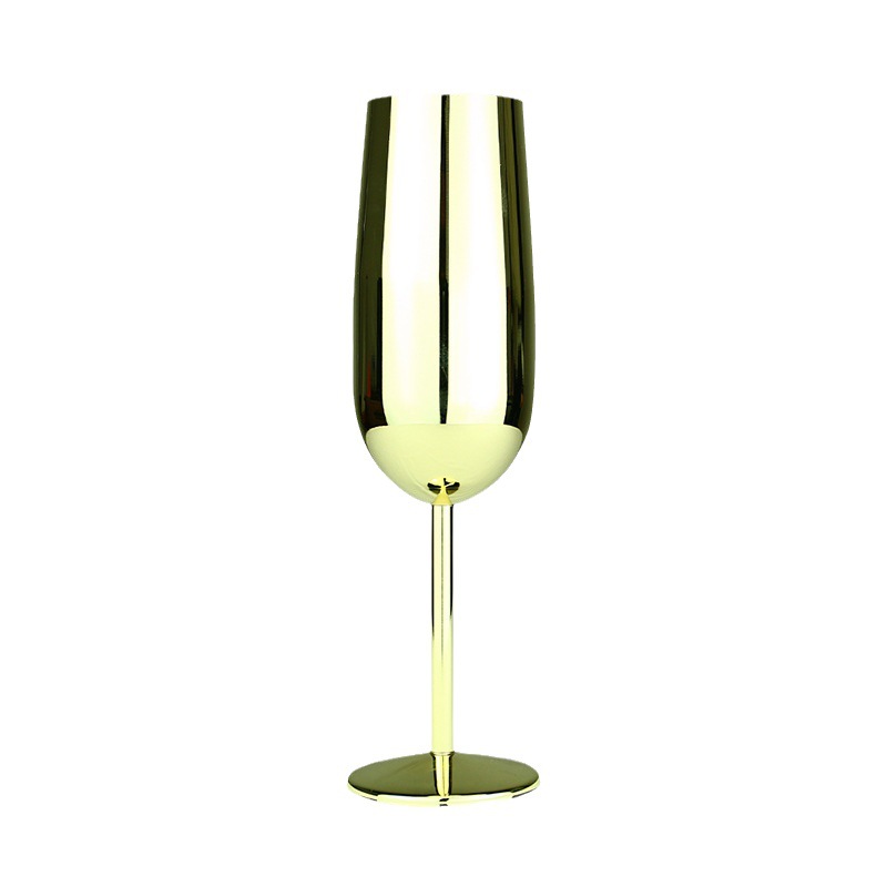 304 stainless steel cocktail glass Red wine glass Champagne glass Metal goblet Bar wine glass LGD-40