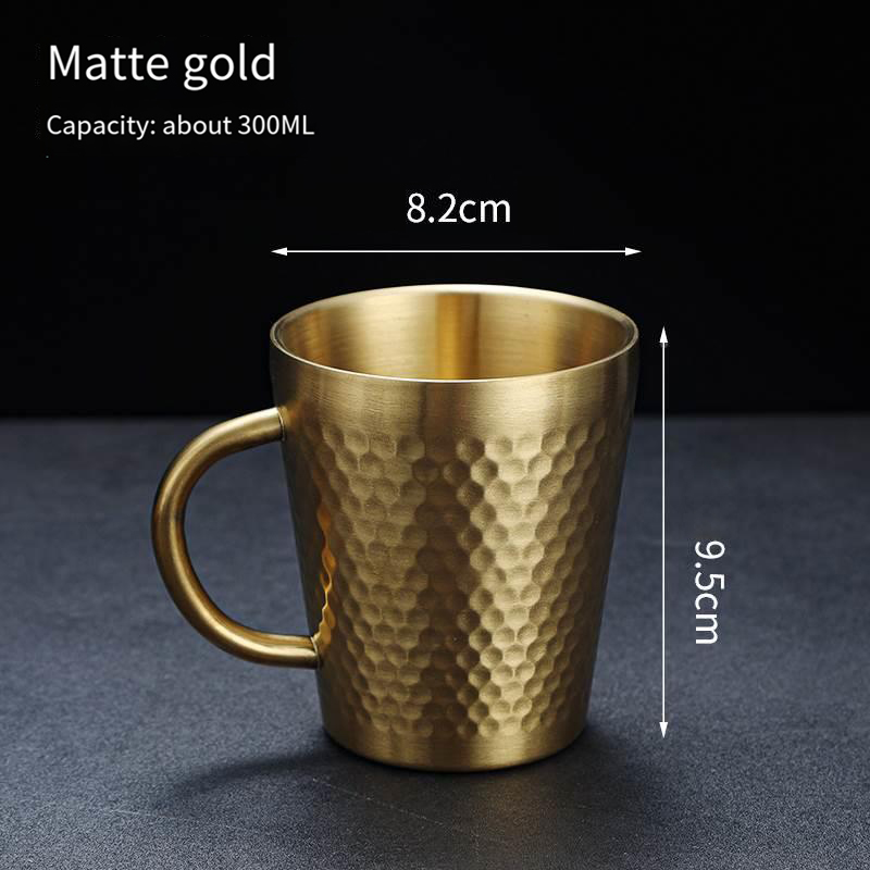 304 stainless steel diamond mug Korean tea cup beer cup gargle cup Drink juice cup water cup Creative YL-29