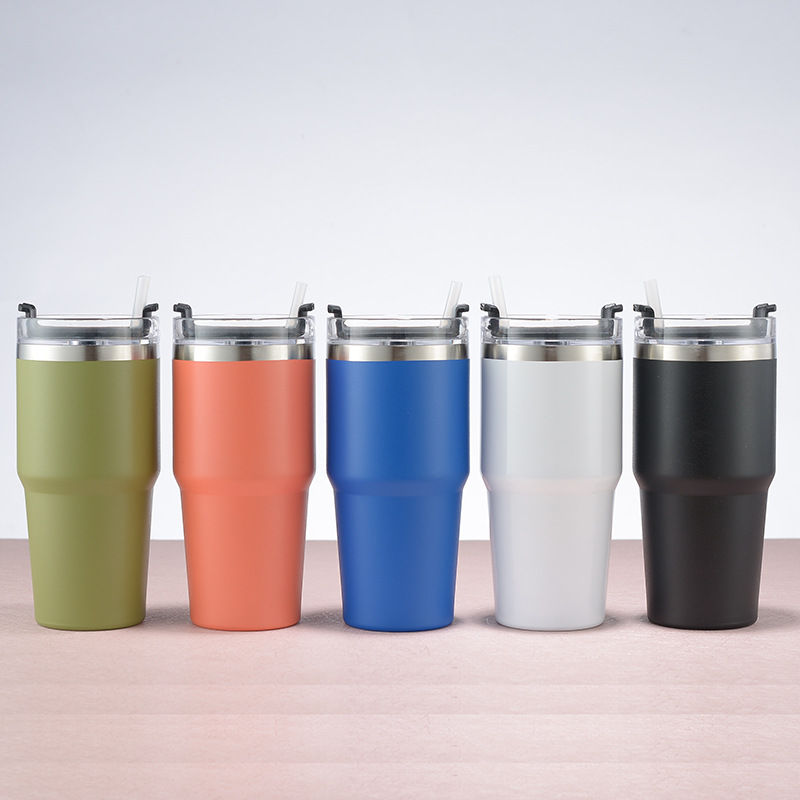 2023 Garam baru Isolasi Cup Kapasitas Tinggi Garam Besi Tanpa Stainless Water Cup Car Portable Coffee Ice Fighter Car Cup  JH-31-36-39