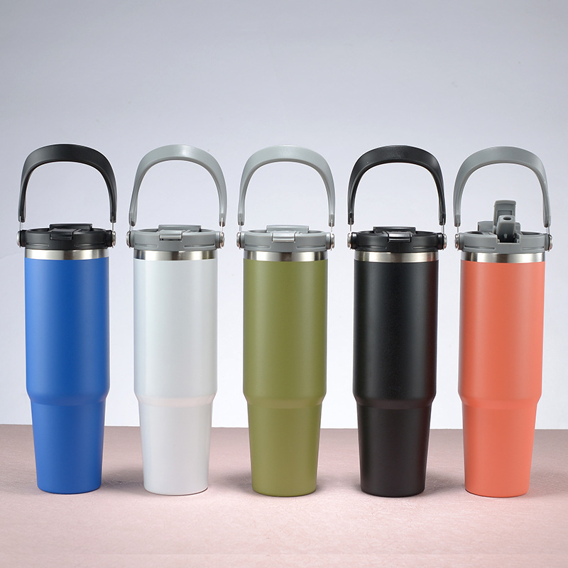 2023 Garam baru Isolasi Cup Kapasitas Tinggi Garam Besi Tanpa Stainless Water Cup Car Portable Coffee Ice Fighter Car Cup  JH-31-36-39