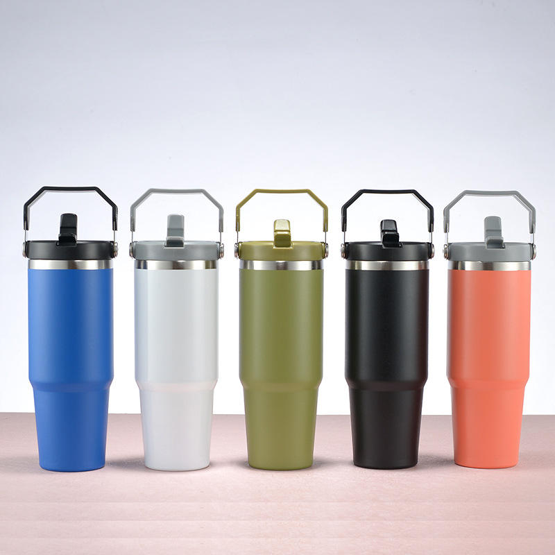 2023 Garam baru Isolasi Cup Kapasitas Tinggi Garam Besi Tanpa Stainless Water Cup Car Portable Coffee Ice Fighter Car Cup  JH-31-36-39