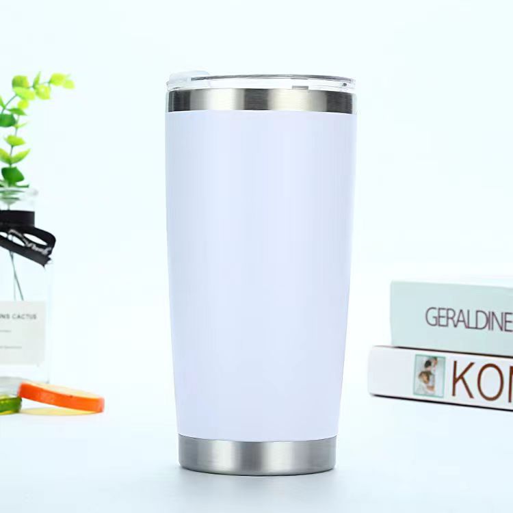 Spot 20 oz cangkir isolasi mobil cangkir 304 es krim bekas stainless spray dua lapisan vacuum mobil isolasi dingin YJ-20