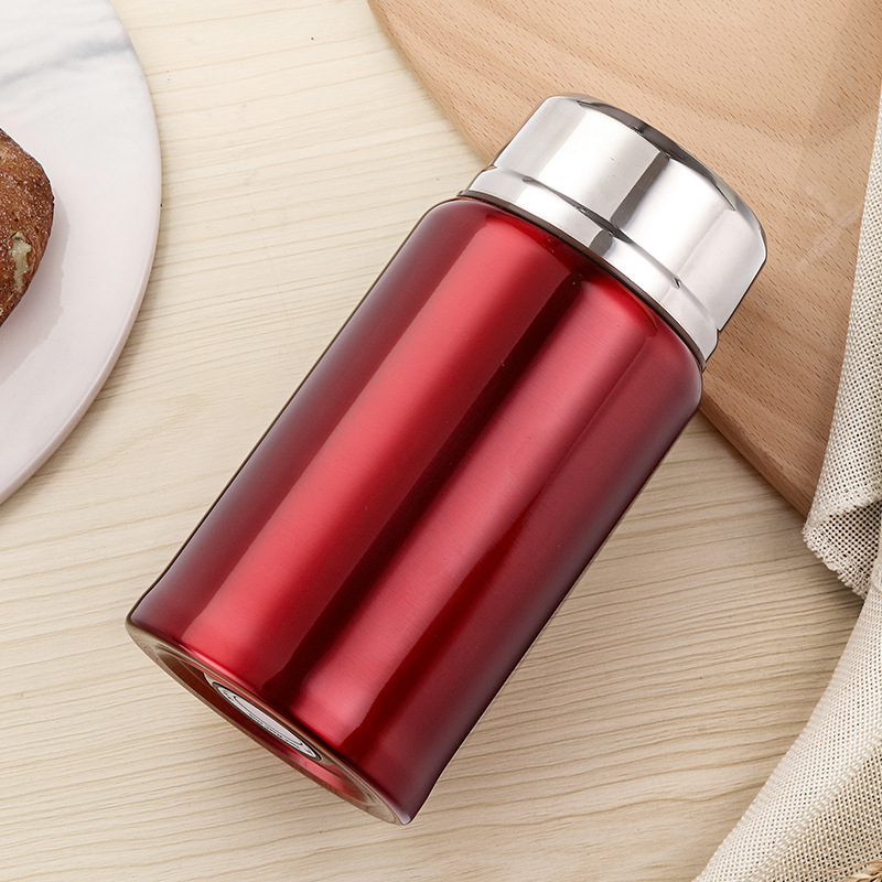 316 panci stew baja inorganis dengan stew beras beaker stew Congee thermos bucket thermos kotak iklan logo YS-64