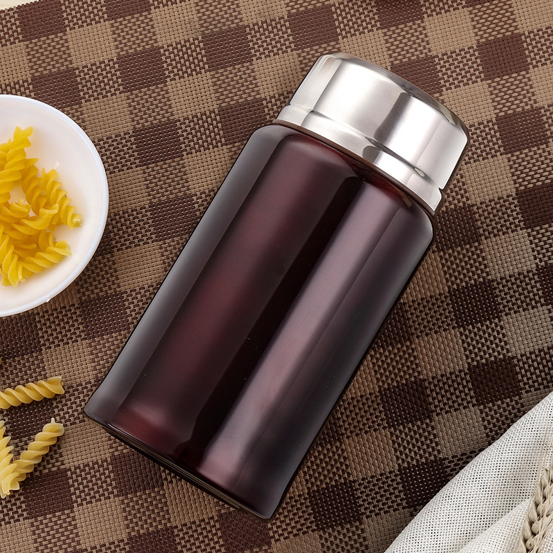 316 panci stew baja inorganis dengan stew beras beaker stew Congee thermos bucket thermos kotak iklan logo YS-64