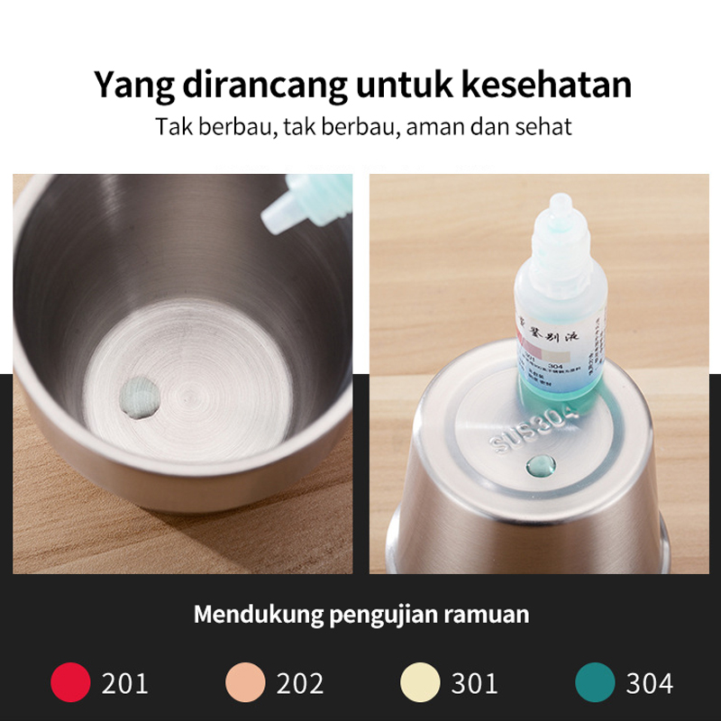 Kaca penyekat ganda dari baja tahan karat korea, gelas bir, cangkir kopi, cangkir anak-anak, dan logo pemberian YL-10