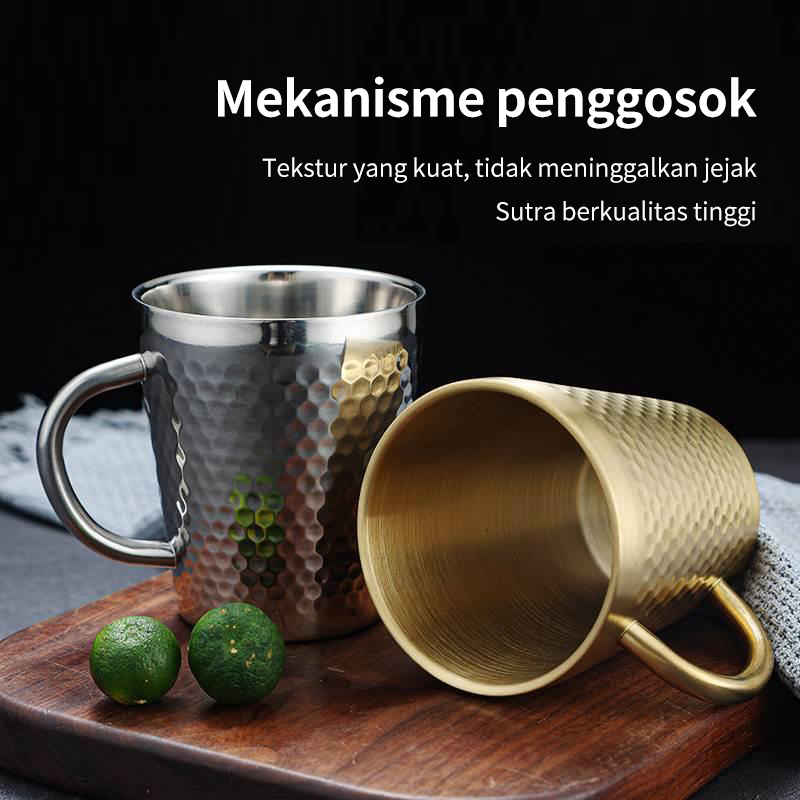 304 stainless diamond corricle cangkir teh korea cangkir bir kumur cangkir minuman dan jus gelas kreatif YL-29