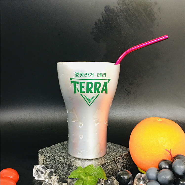 Gelas aluminum aluminium 500ml, gelas air aluminium aluminum, campuran aluminium flk-14
