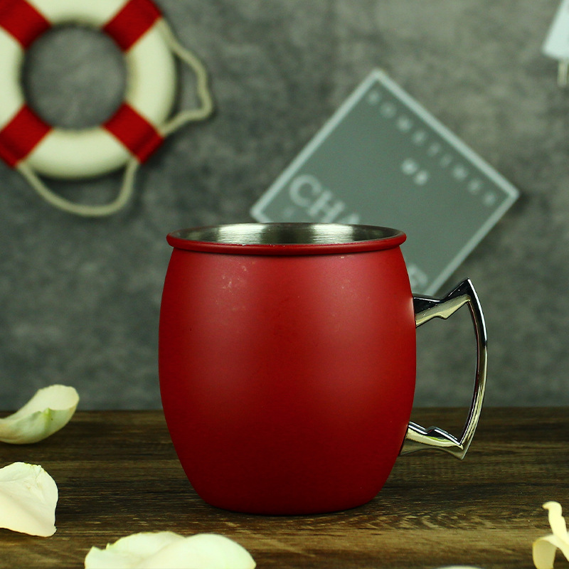 Berwarna stainless steel mug