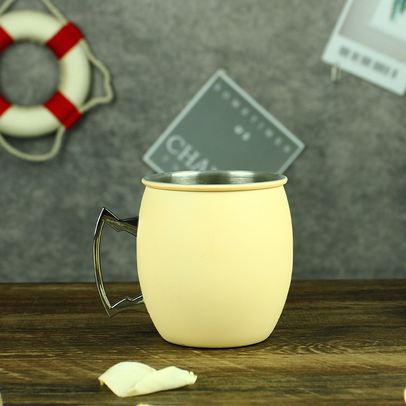 Berwarna stainless steel mug