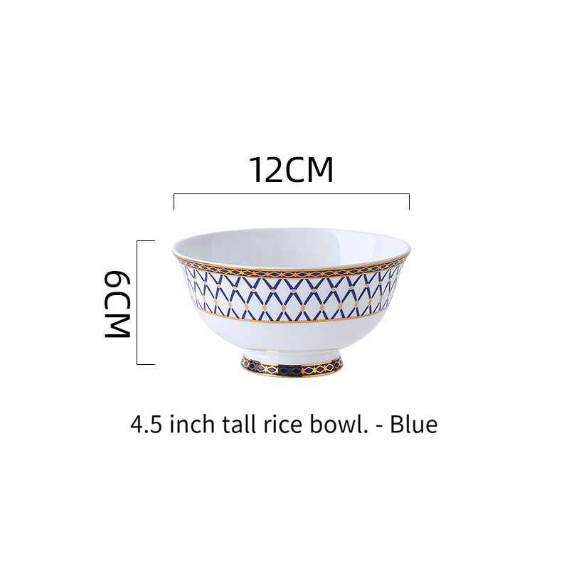 Lanjia Temple Western-style tableware European neoclassical bone China coffee cup saucer Western food Beef steak set BS-105