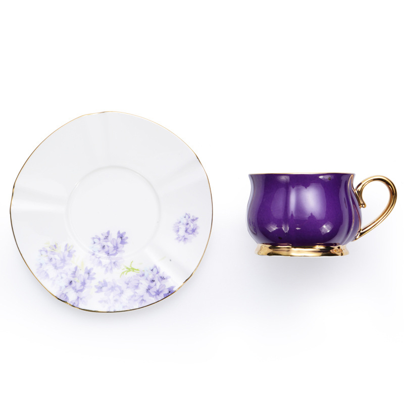 Italian bone China coffee cup exquisite couple cup 2 cups saucer coffee set Italian espresso tea set wholesale BS-180